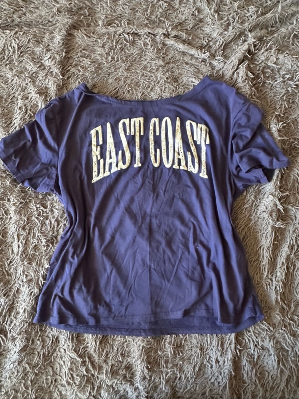 East Coast Lifestyle Graphic Short Sleeve Tee Purple